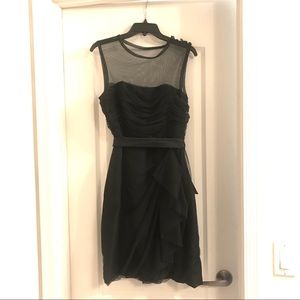 Vera Wang black bridesmaid dress